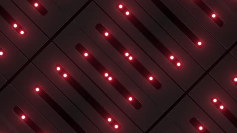 abstract geometric pattern with red lights