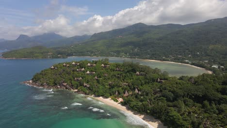 imágenes de drones de paisajes en las seychelles