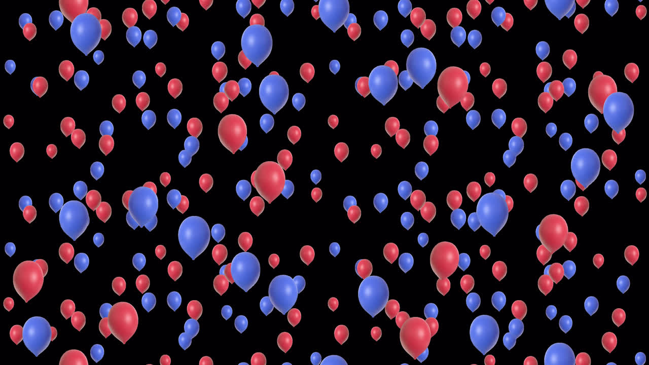 LOOP_TILE BALLOONS 2 colours withAlpha. This footage with an alpha channel is loopable and tileable and can create an endless and seamless background. Perfect for celebrations.