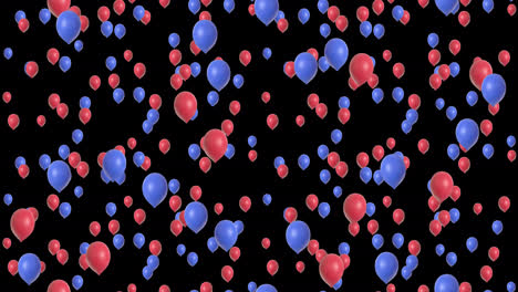 loop_tile balloons 2 colours withalpha. this footage with an alpha channel is loopable and tileable and can create an endless and seamless background. perfect for celebrations.