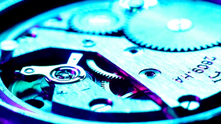 Watch Mechanism Close Up