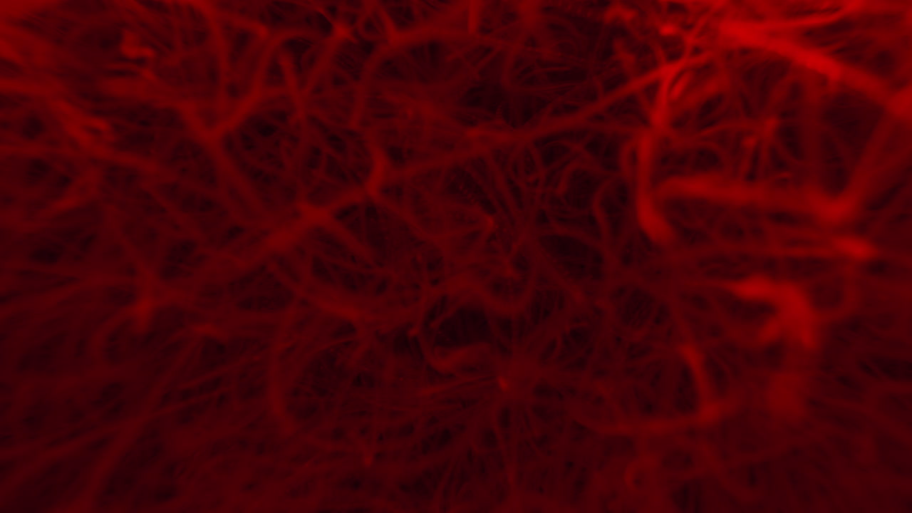 은 빛으로 물에 떠다니며 흔들리는 기생충 벌레