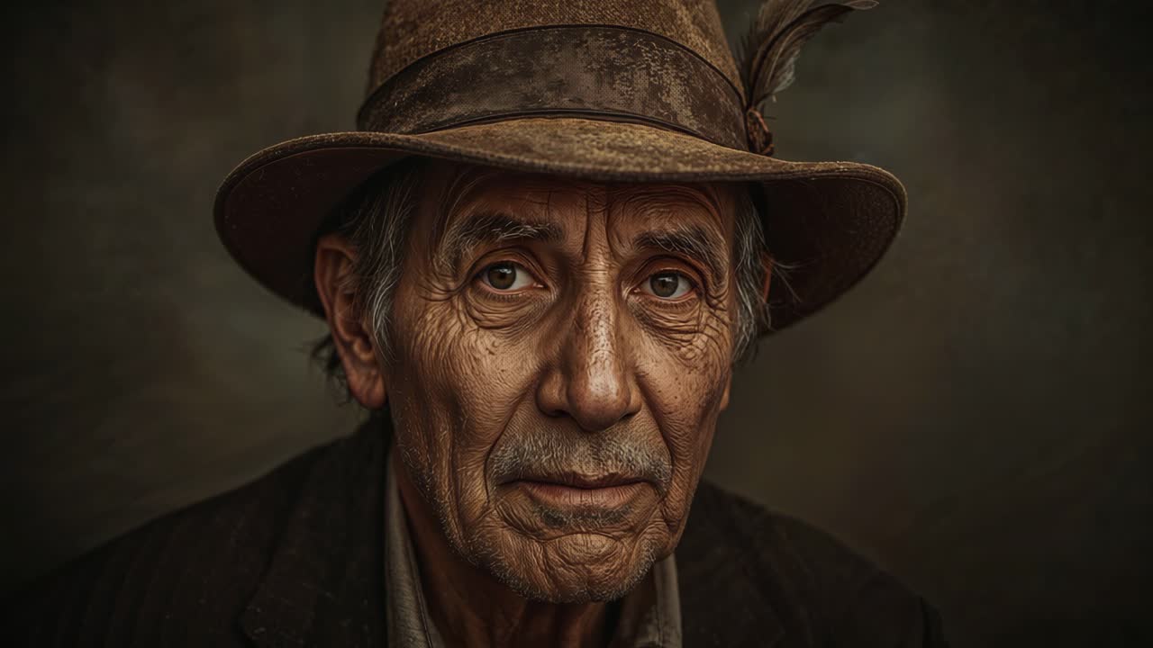 Portrait of an Elderly Man with Hat