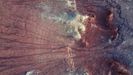 slope of sandstone hoodoo in rocky area in usa