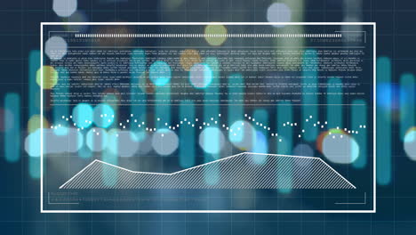 Animación-Del-Procesamiento-De-Datos-Financieros-Sobre-El-Paisaje-Urbano