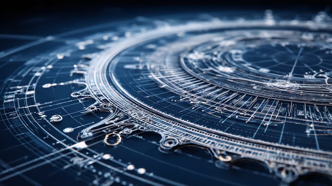 Intricate Fusion of Technology and Art: A Detailed Look at the Complex Design of Circular Patterns in Modern Digital Artistry