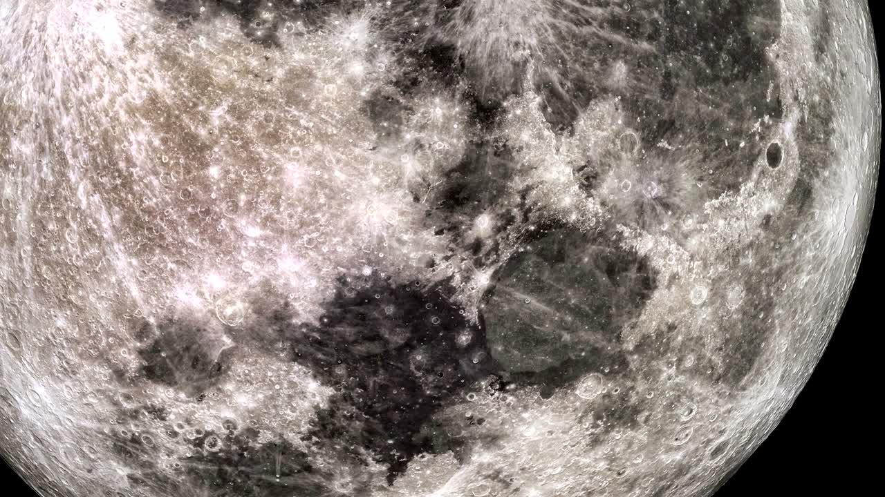 우주에서 을 찍고 완달의 놀라운 초상세적인 표면을 찍습니다.