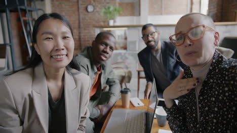 diverse team in a meeting