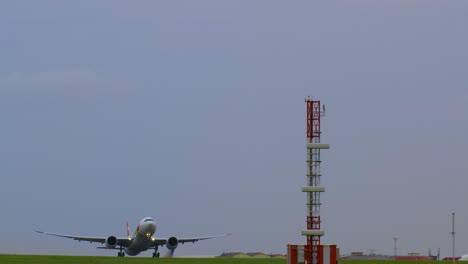 airplane taking off and landing