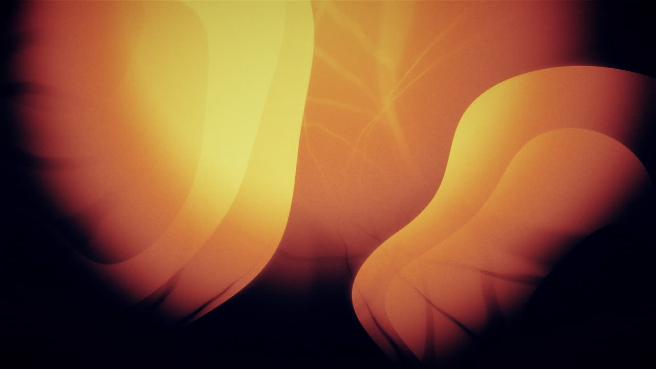 Abstract Orange and Yellow Shapes