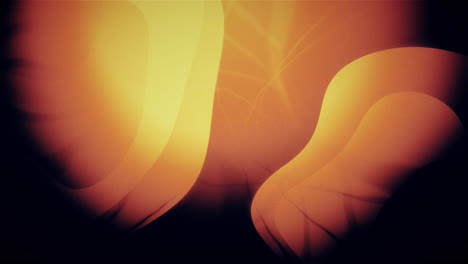 abstract orange and yellow shapes