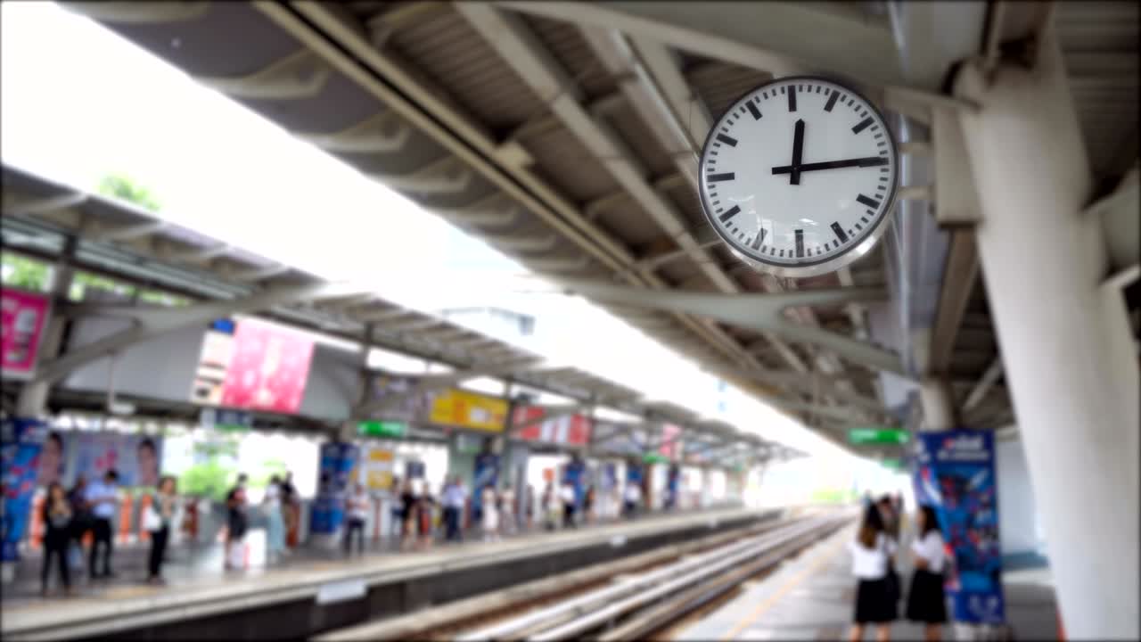 Clock in Train Station - Commercial