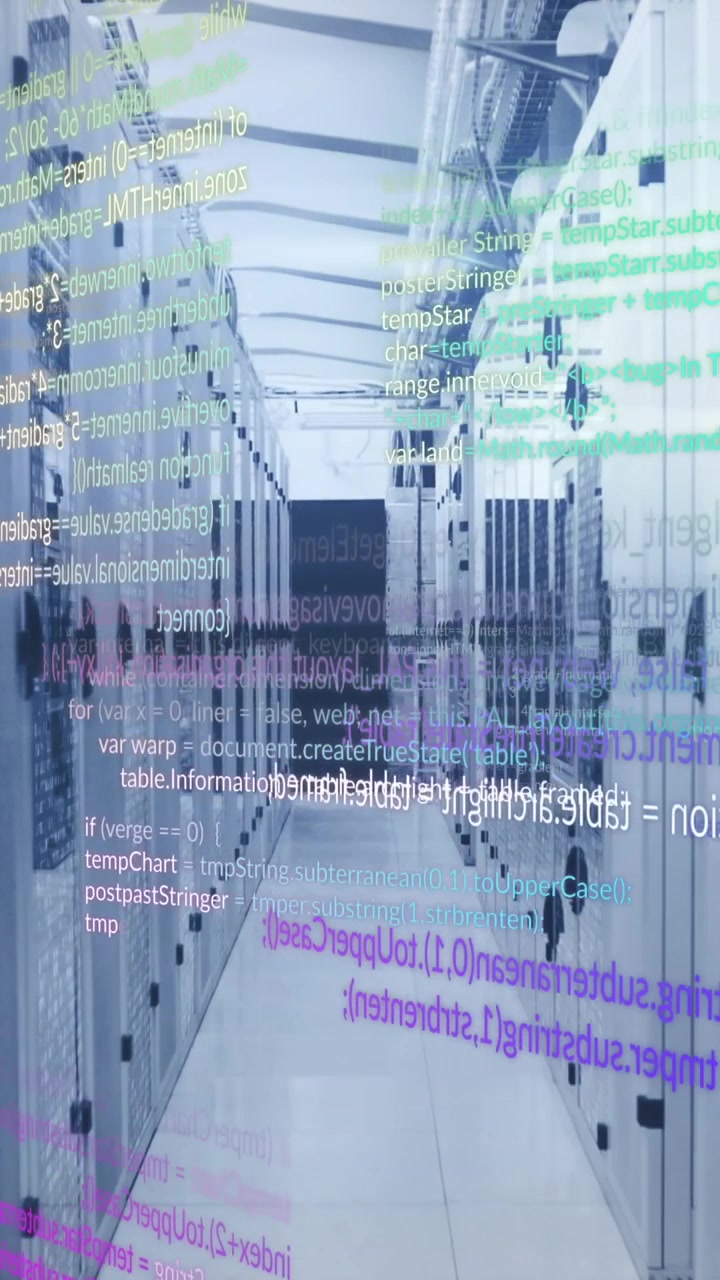 Animation of data processing over computer servers