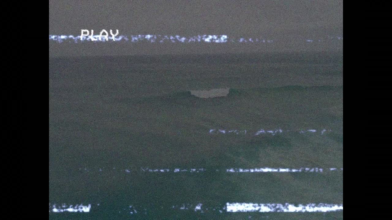 해양 풍경 위의 놀이 스크린의 애니메이션