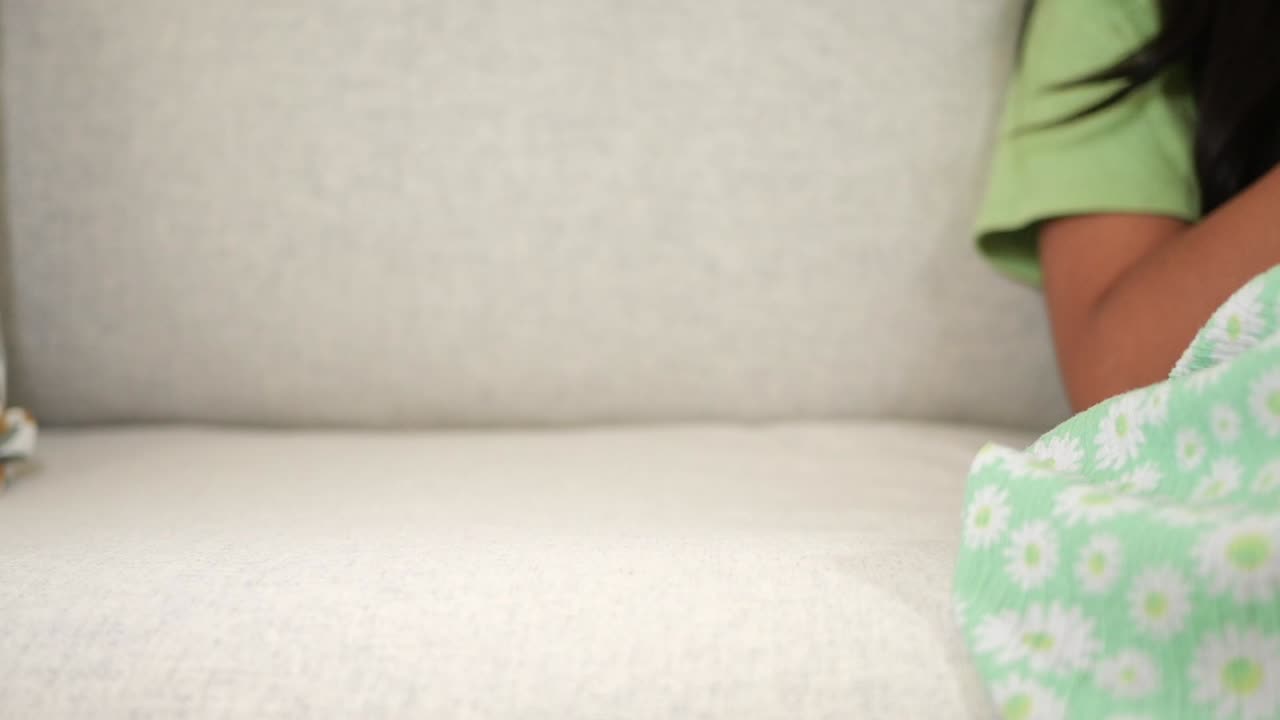 Stuffed animal on a couch