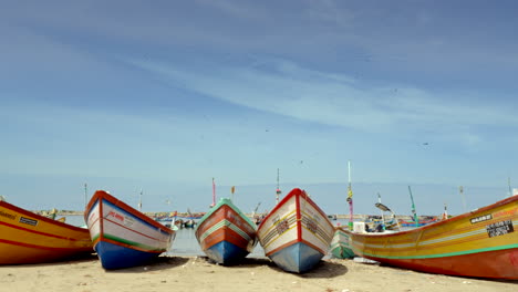 Fischereihafen-In-Kerala,-Indien