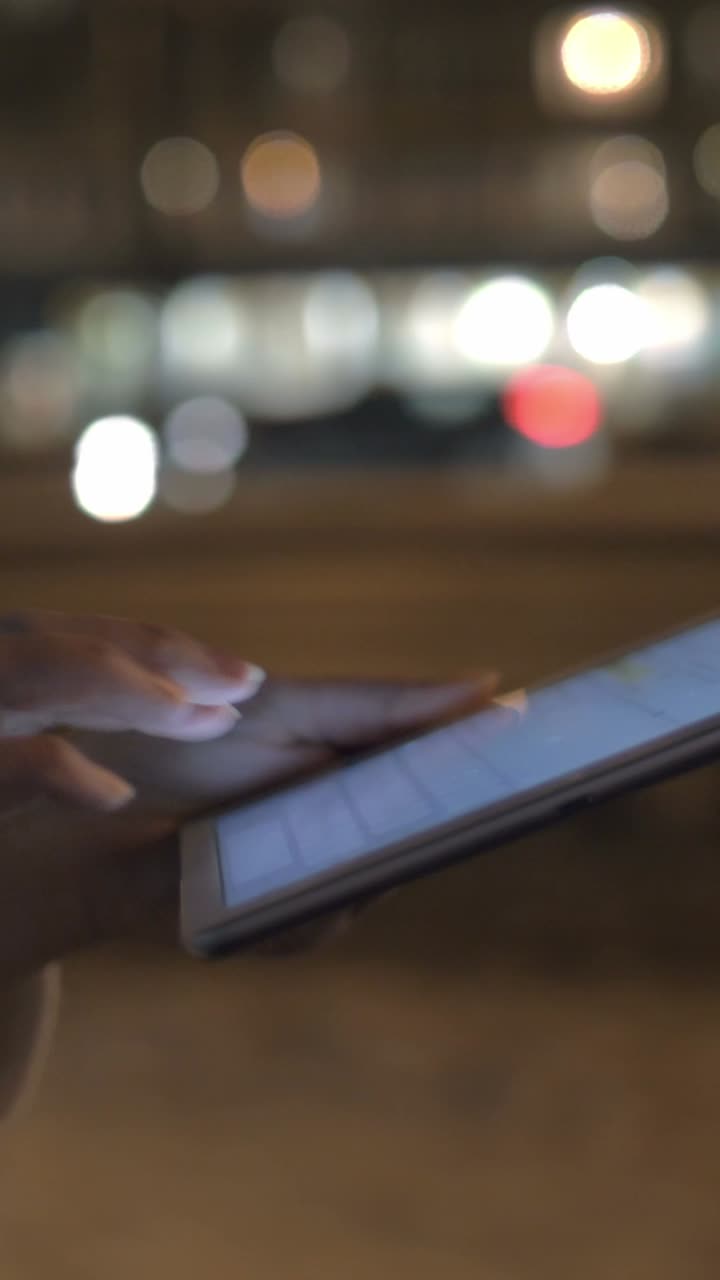 Using a Mobile Phone at Night