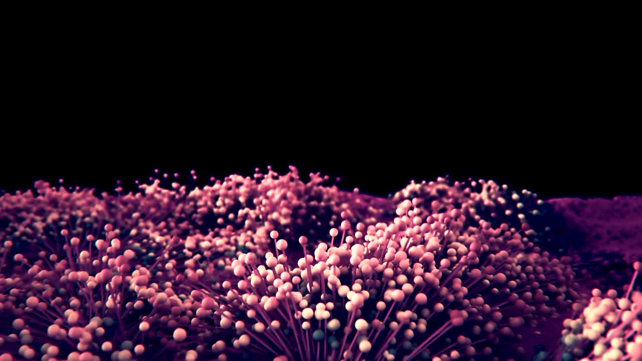 Abstract growth structures.