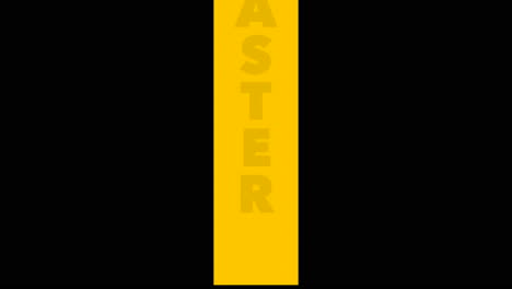 Happy-Easter-with-yellow-line-on-fashion-black-gradient