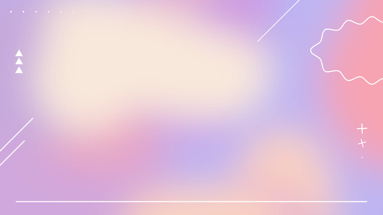 Abstract Pastel Gradient Backgrounds with Geometric Accents
