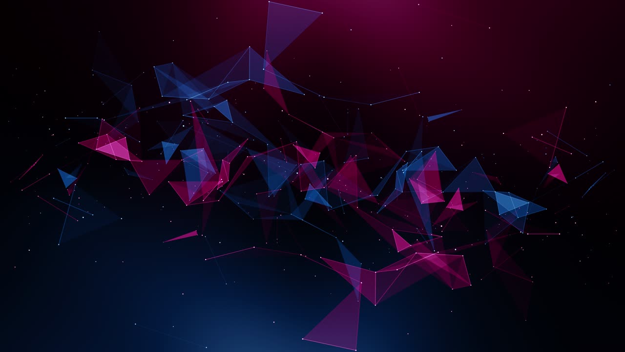 Plexus abstract network titles technology science background loop