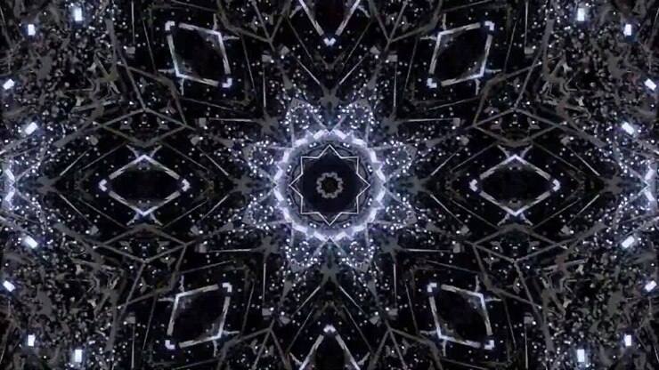 Dark VJ Loop Abstract Motion Background