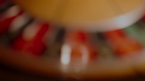blurred spinning decoration