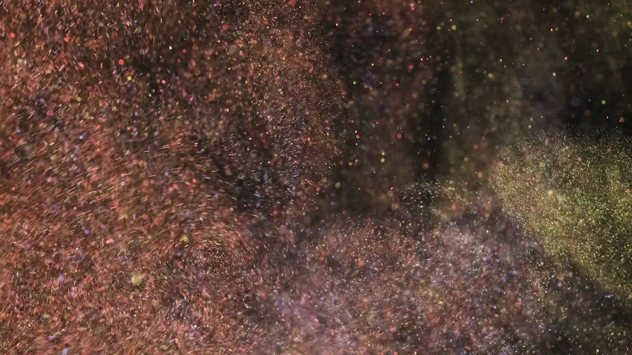 반이는 입자의 폭발, 느린 모션