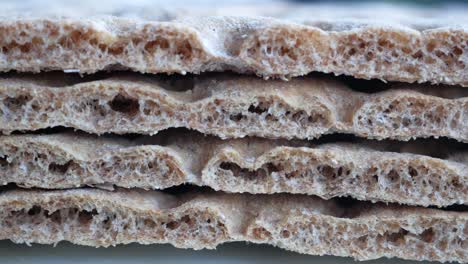 galletas de trigo entero apiladas