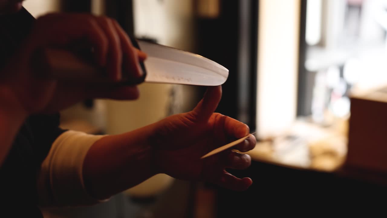 Hands performing various cooking tasks