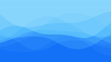 abstract blue waves background - flowing liquid azure backdrop with swirling, undulating shapes