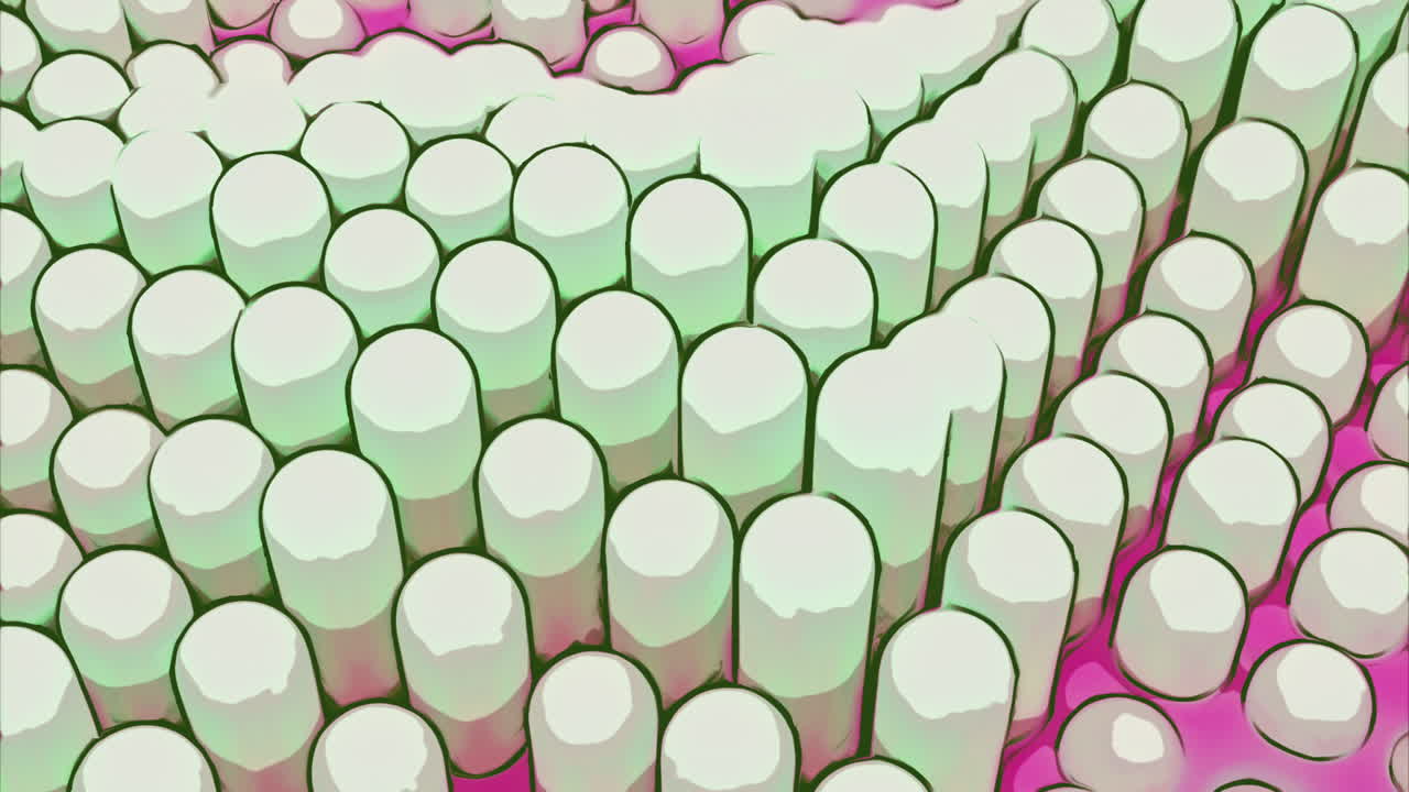 추상적인 기하학적인 원통 모양