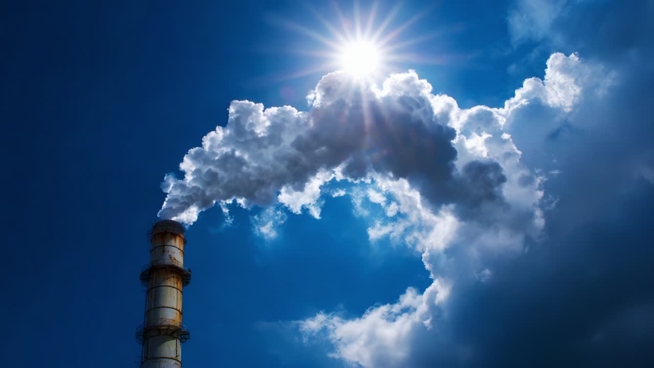 Inquinamento da camino industriale