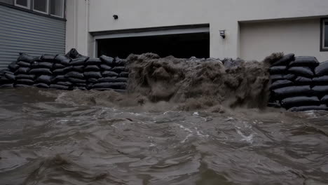 flooding and damage from a storm event