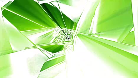 túnel abstracto en bucle interminable que brilla en verde y blanco: se puede utilizar como fondo en un evento de interés o escenario