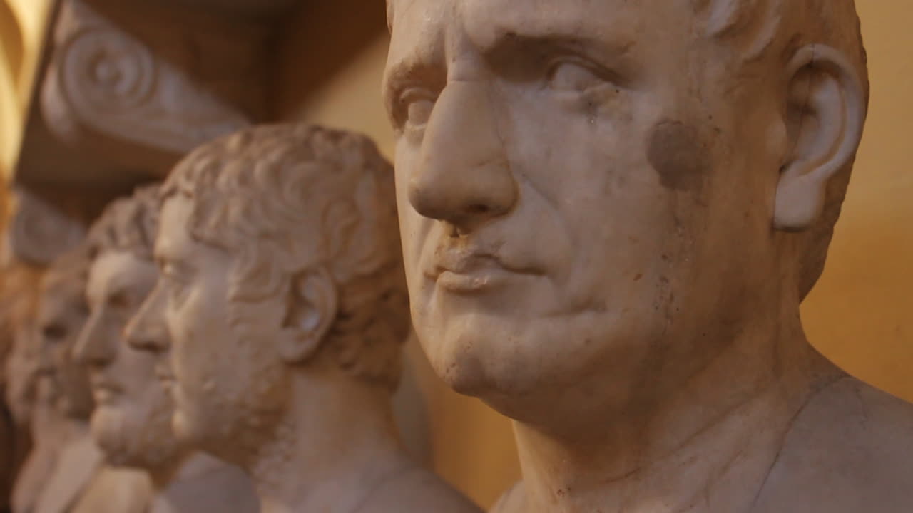 bustos romanos antiguos