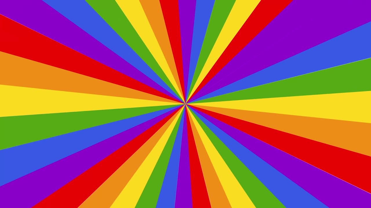 animación de rayos de sol. la ráfaga de sol gira. luz de rayos