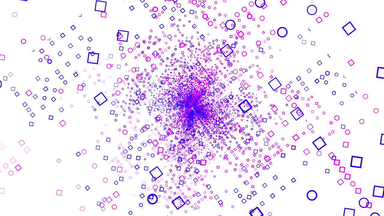 추상적인 기하학적 폭발