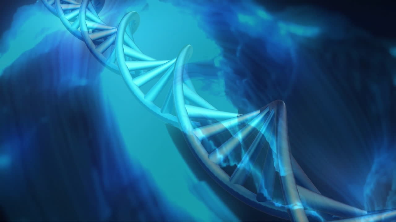 cadena de adn y codificación binaria, procesamiento de datos científicos