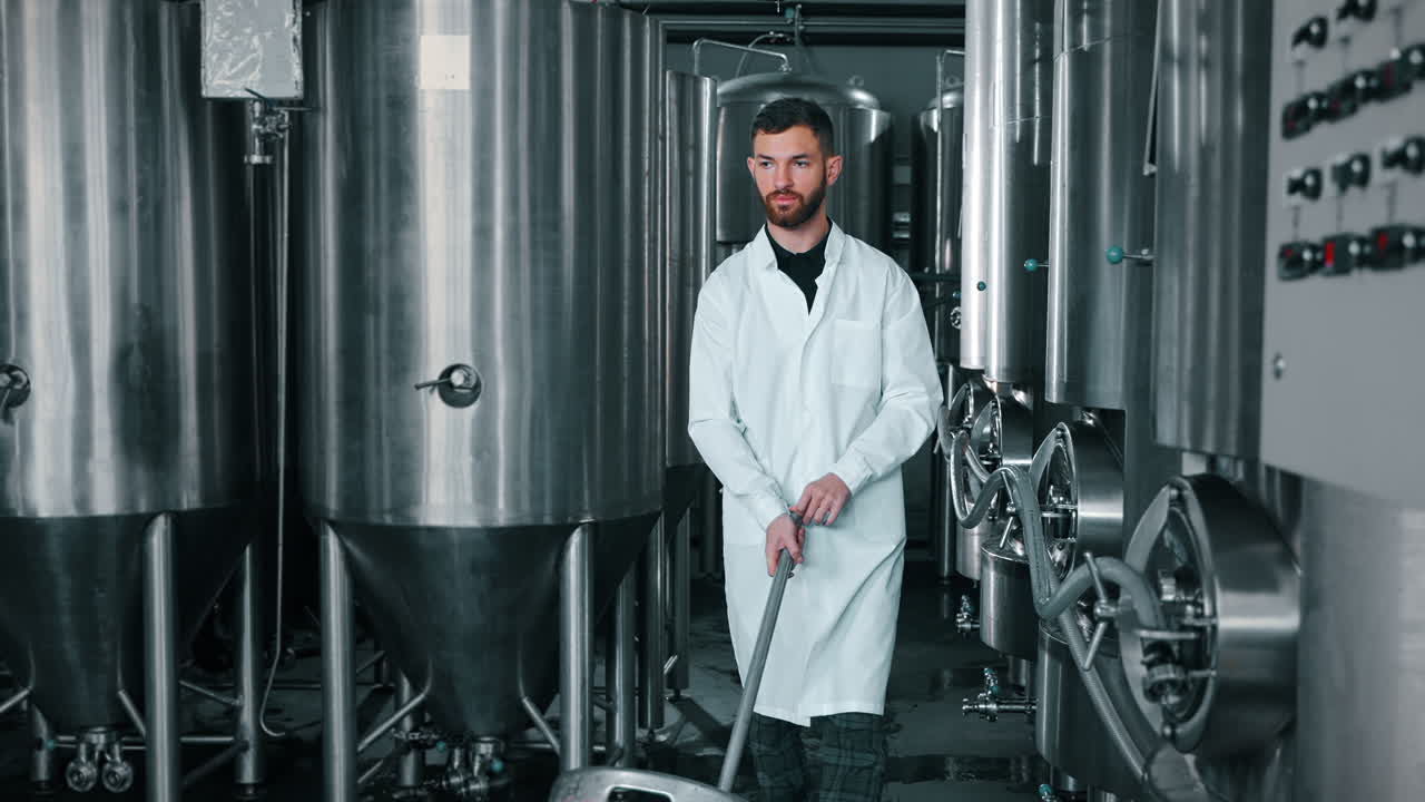 Brewery Worker in a Manufacturing Facility