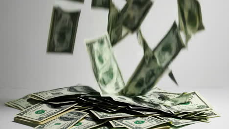 dinero que cae