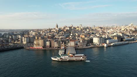 Luftaufnahme-Der-Fähre-Von-Istanbul