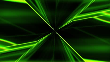 espectáculo de láser. luces verdes abstractas. fondo para la escena musical. bucle vj.