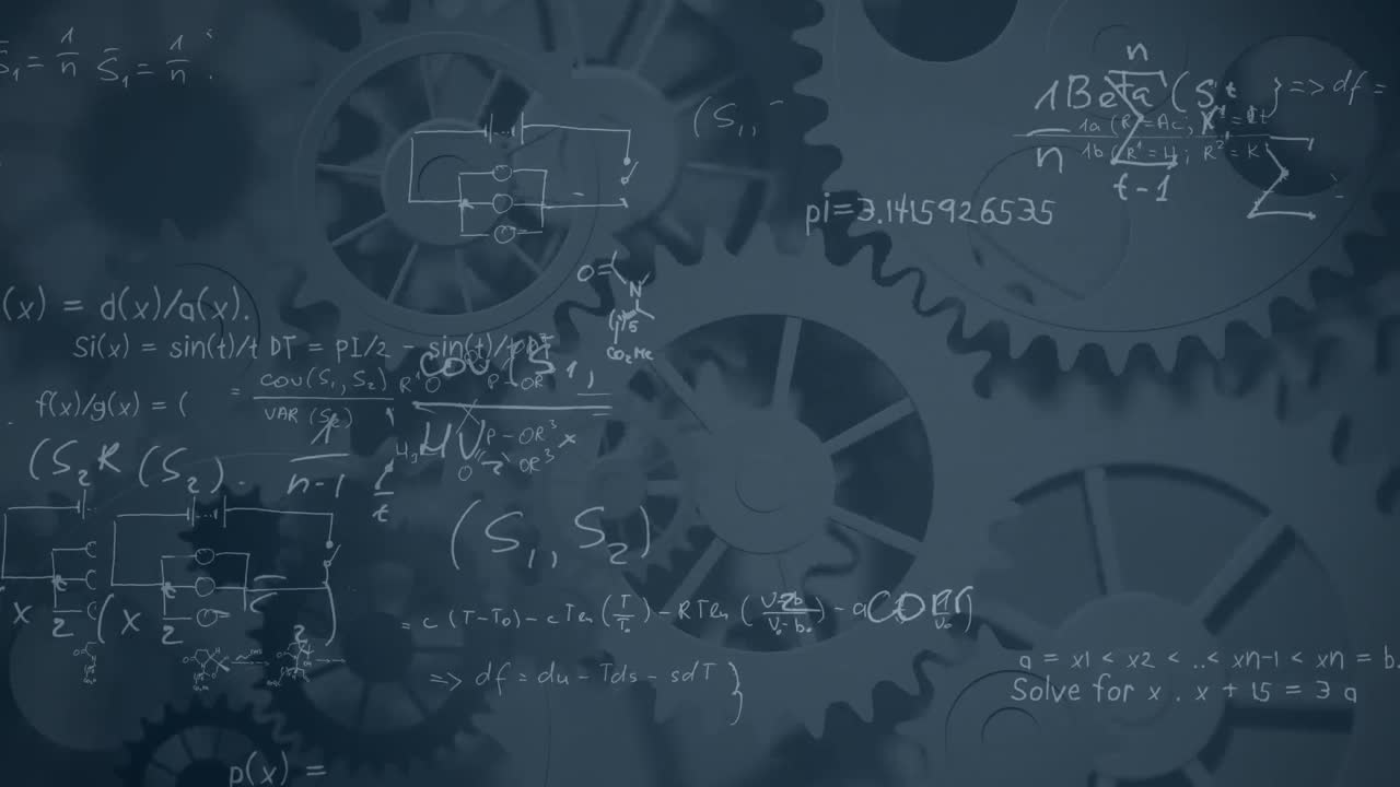 기어를 가진 수학적 공식