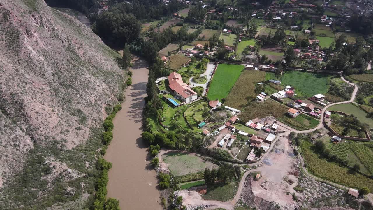 Overview Of Distant Taypikala Hotel In Urubamba Sacred Valley in Cusco Perú