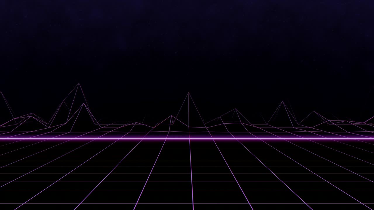 80년대 레트로 산의 배경