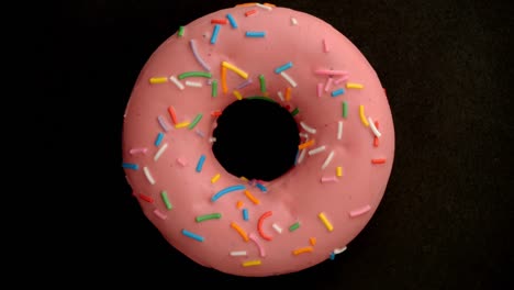 doughnut glazed close-up.