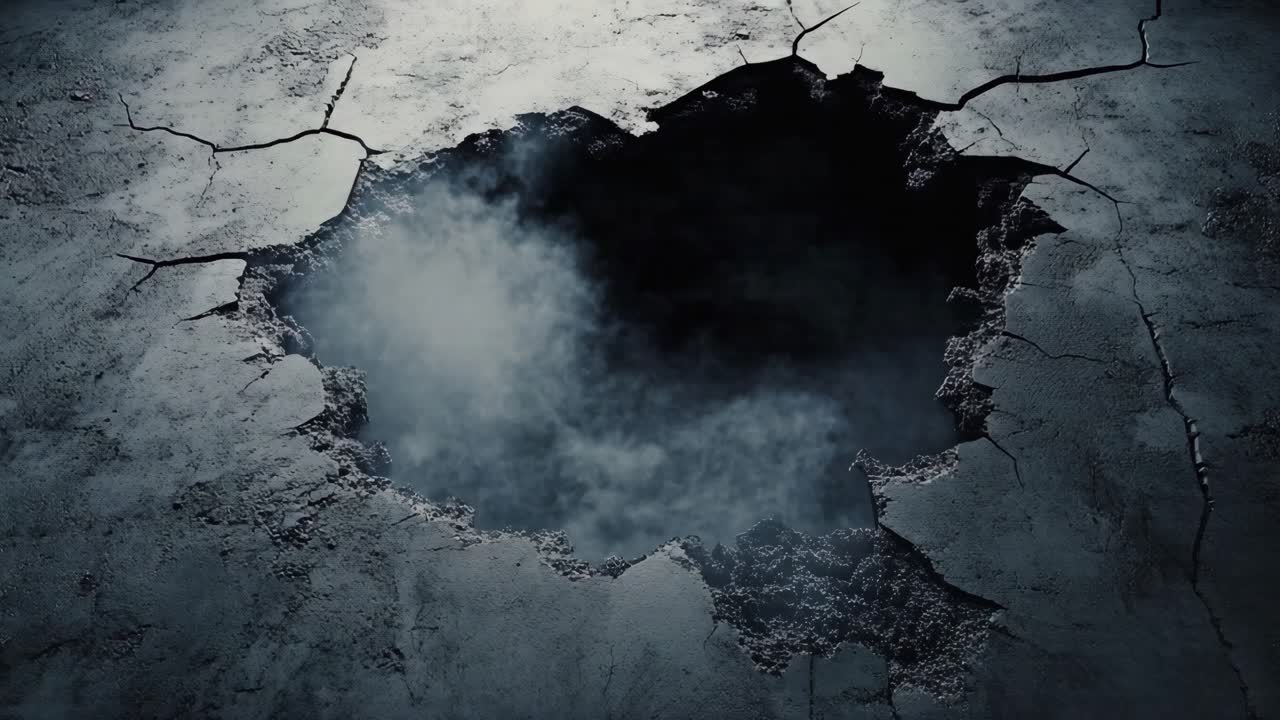 Cracked Ground Hole
