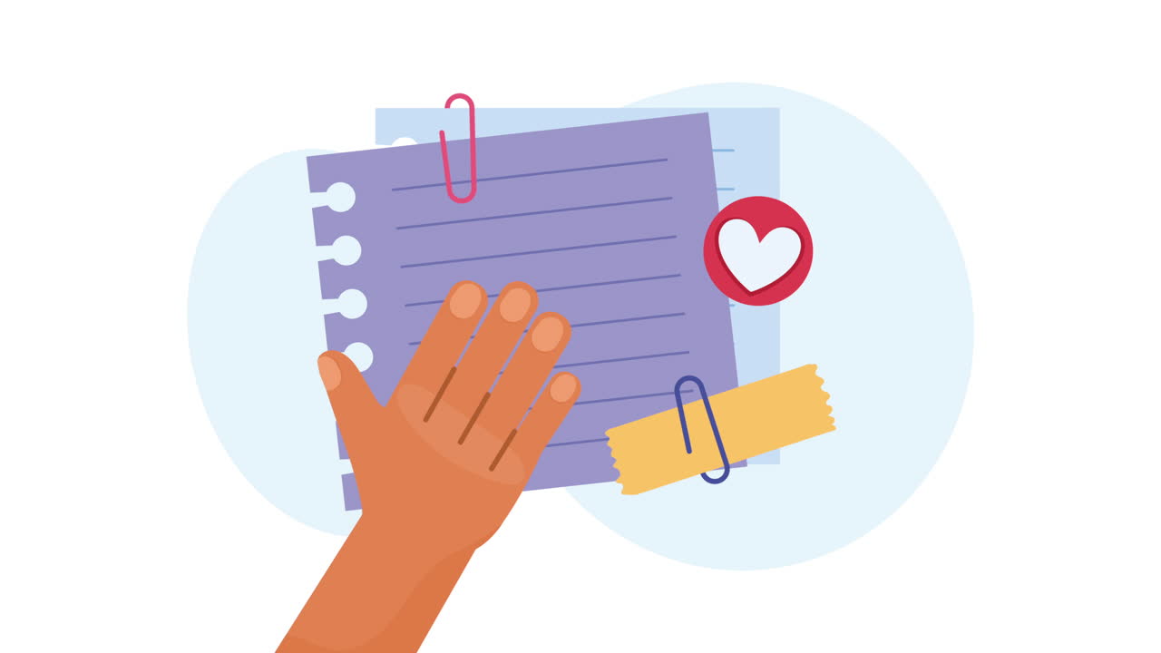 문서, 파일, 포, 애니메이션