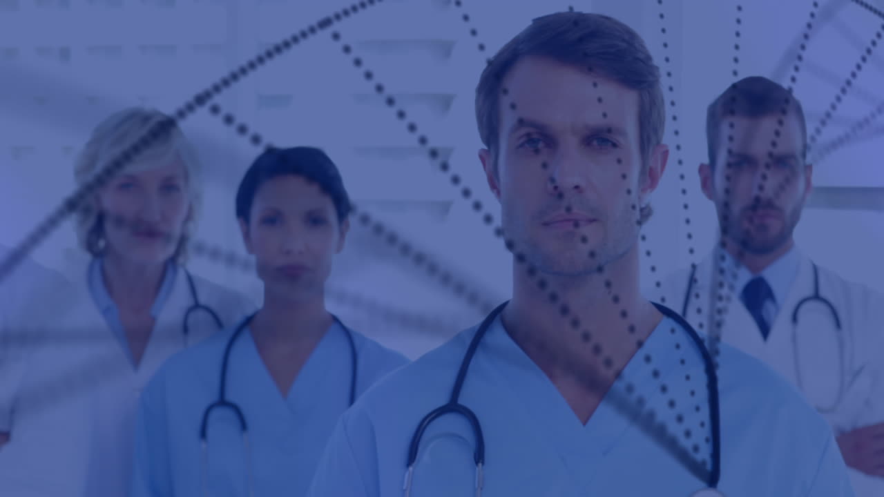 의사 그룹에 대한 dna 구조 형성